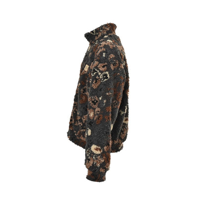 Louis Vuitton & Nigo floral reversible fleece and sherpa jacket