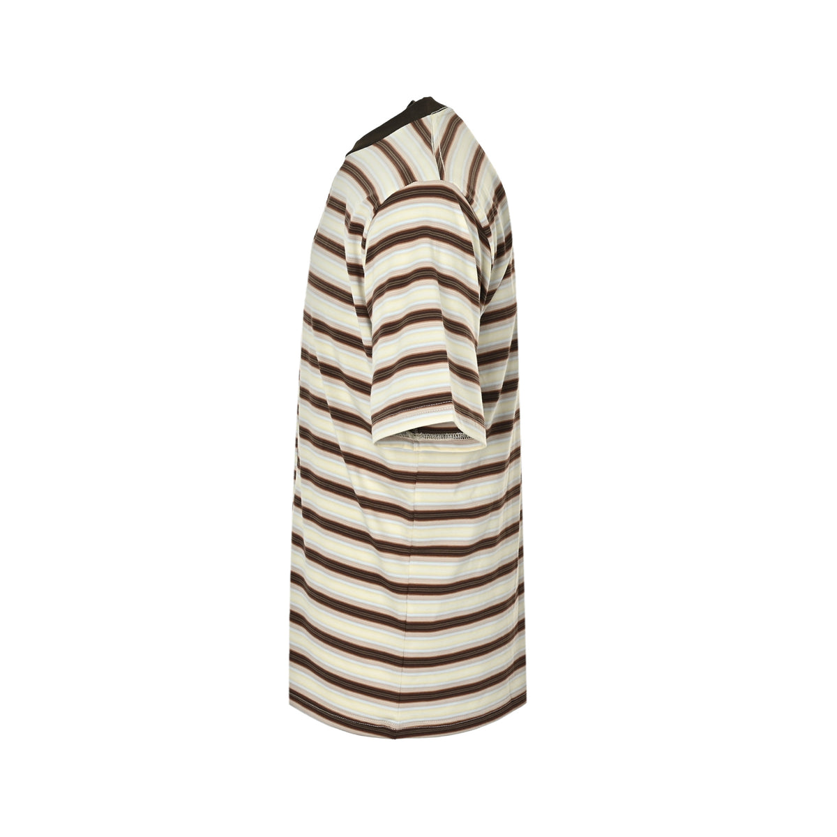 AURALEE Creamy white striped short sleeves