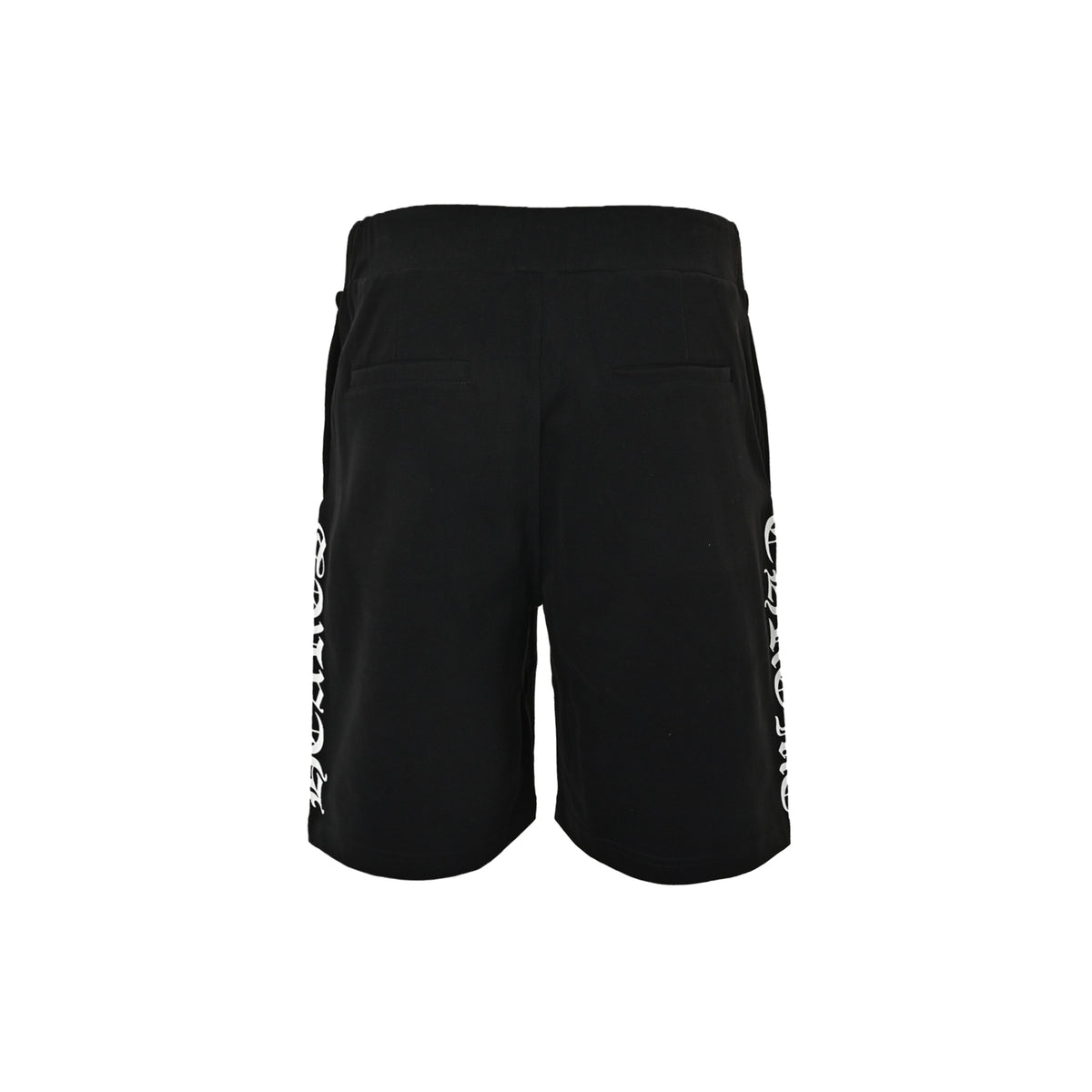 Chrome Hearts Sanskrit scroll print shorts