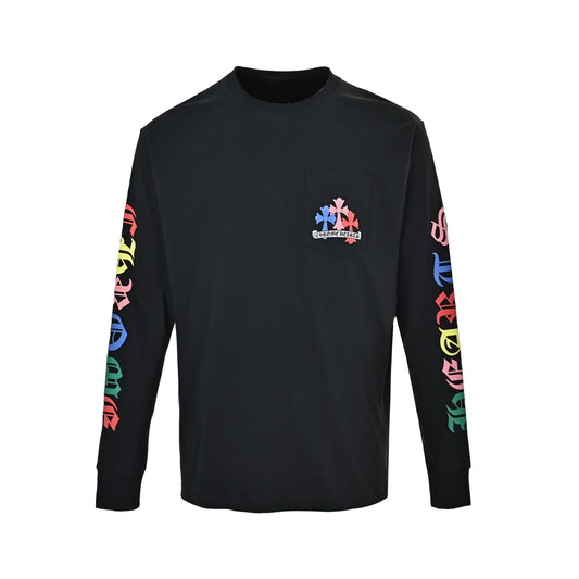 Chrome Hearts Miami Colorful Cross Pattern Print Long Sleeves