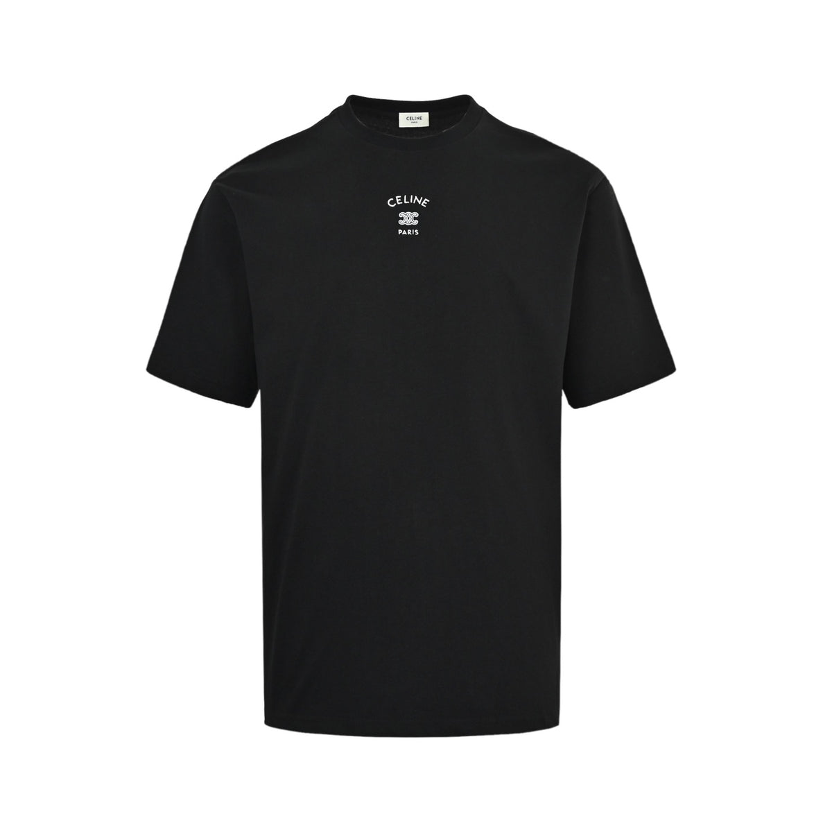 Celine Arc de Triomphe small logo embroidered short sleeves