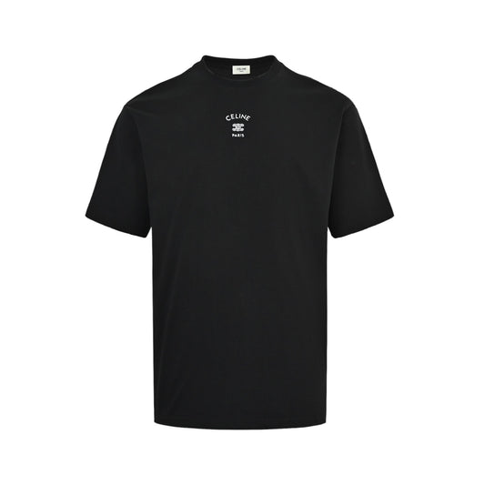 Celine Arc de Triomphe small logo embroidered short sleeves