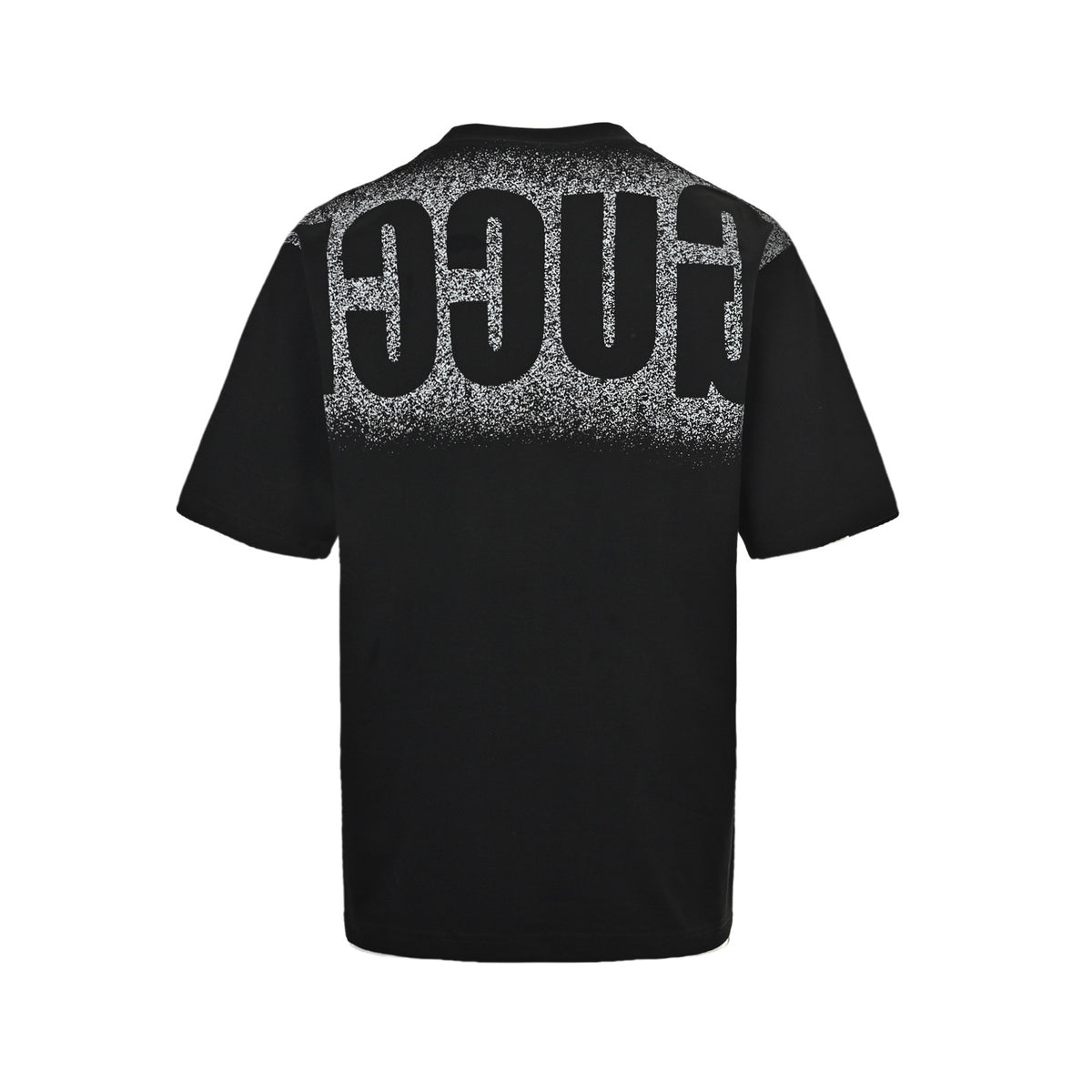 Gucci 25ss inkjet large letters logo printed short sleeves