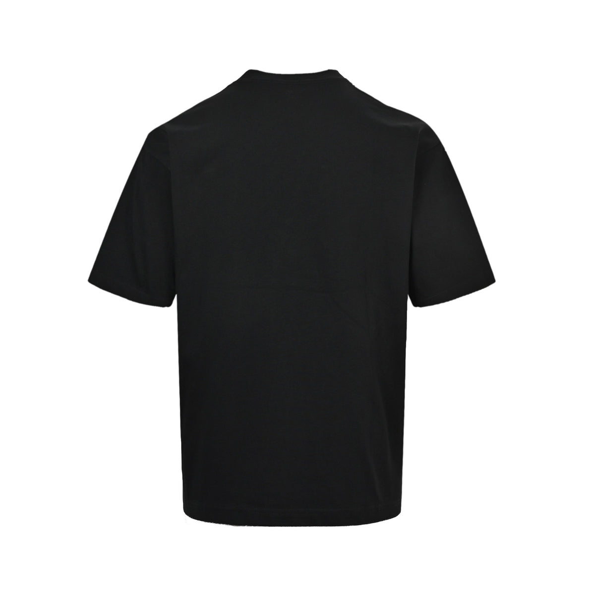 Loewe/Luo Yiwei graffiti cursive dotted signature letter printed short sleeves