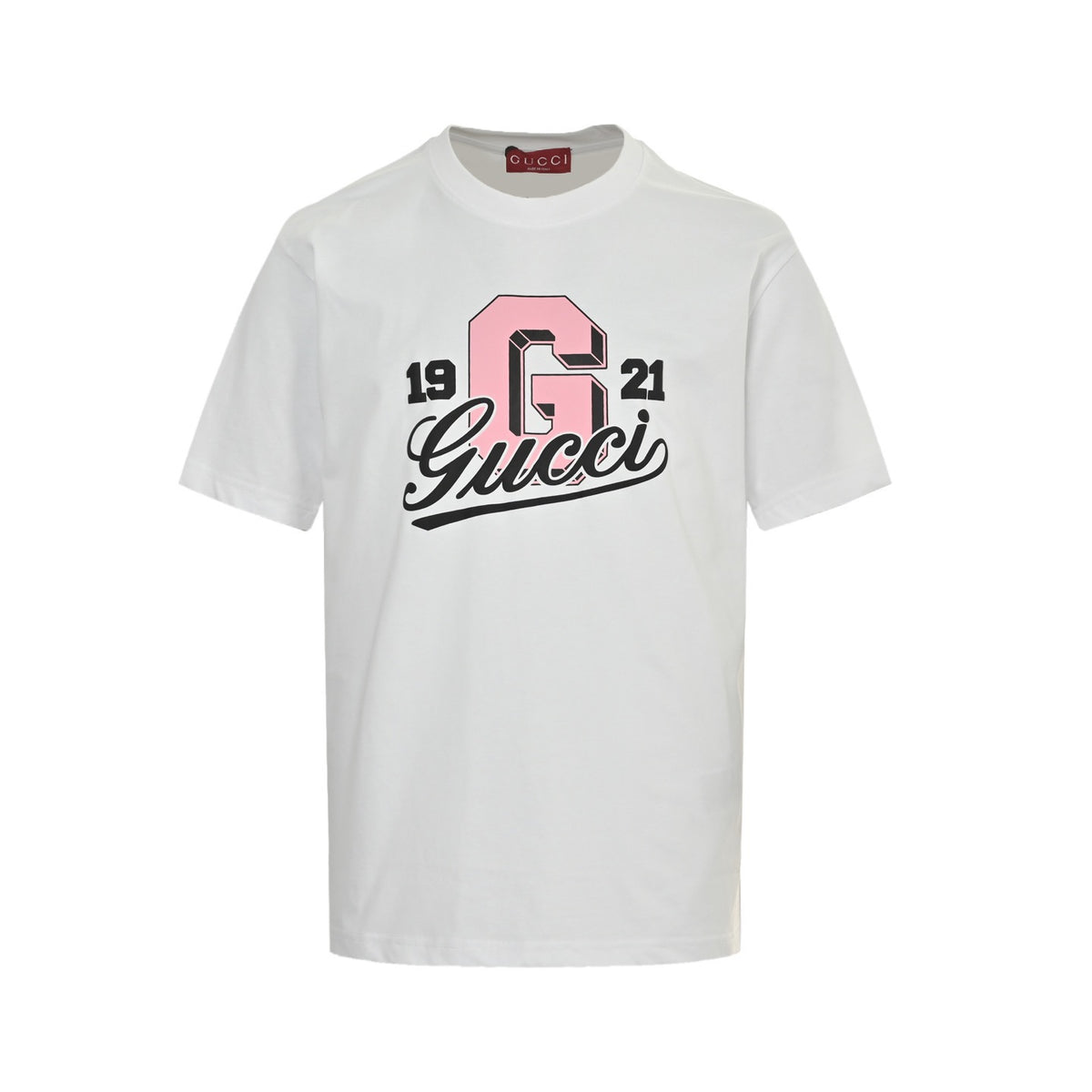 Gucci 25ss 1921 letter printed logo short sleeves