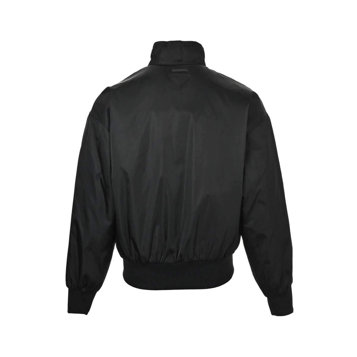 Prada Harrington bomber jacket with triangle logo on the back
