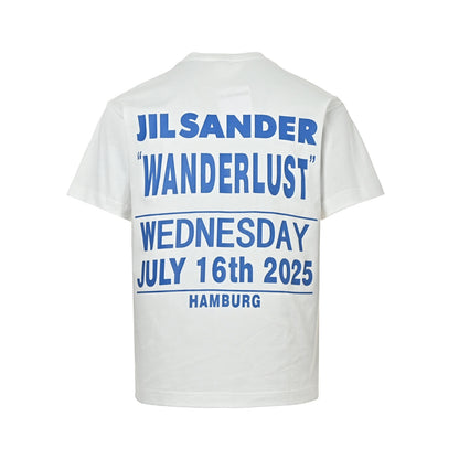 JIL SANDER retro waiting room seat printed short sleeves