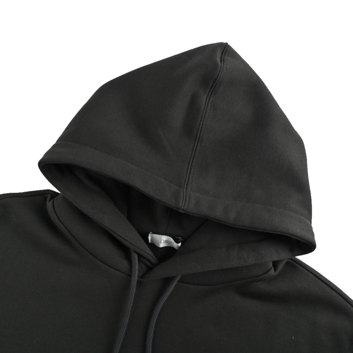 Dior signature embroidered hooded sweatshirt