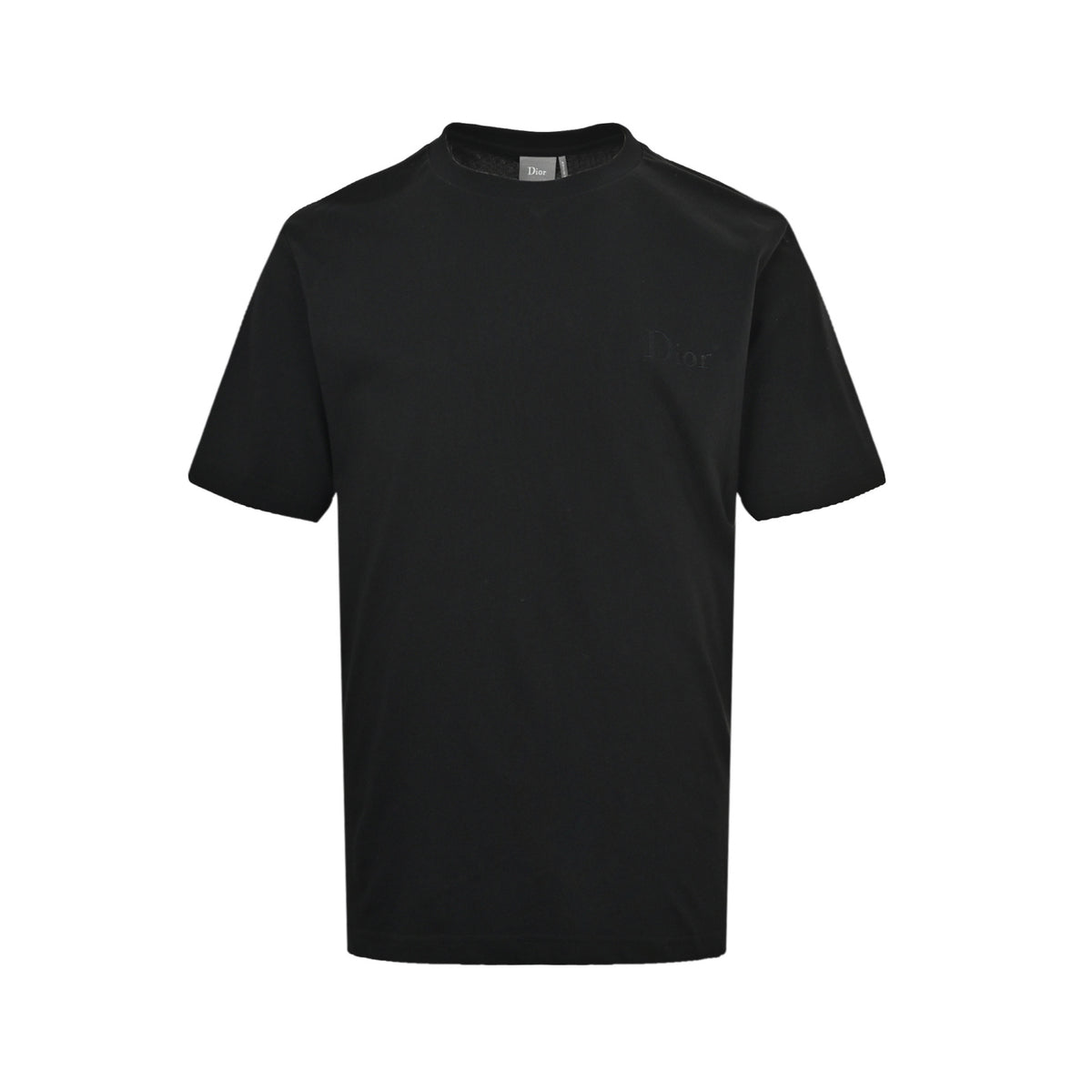 Dior plain letter embroidered short sleeves