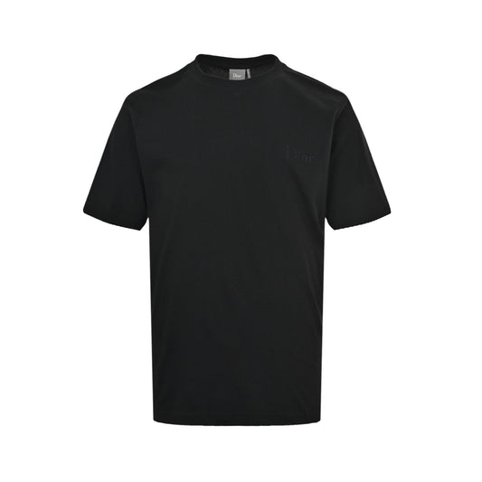 Dior plain letter embroidered short sleeves