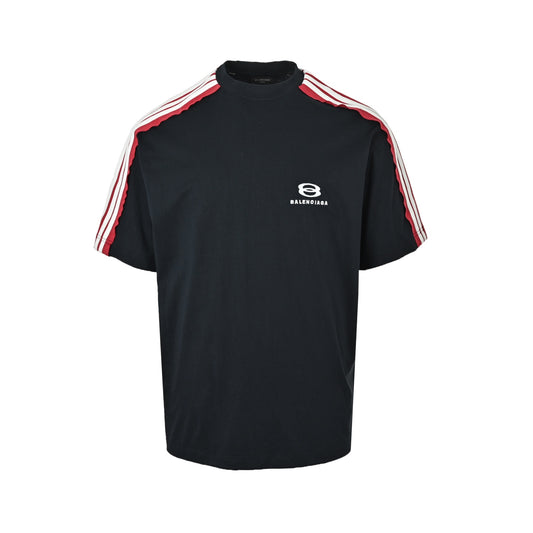 Balenciaga/Balanciaga UNITY SPORTS ICON double ring shoulder web short sleeves