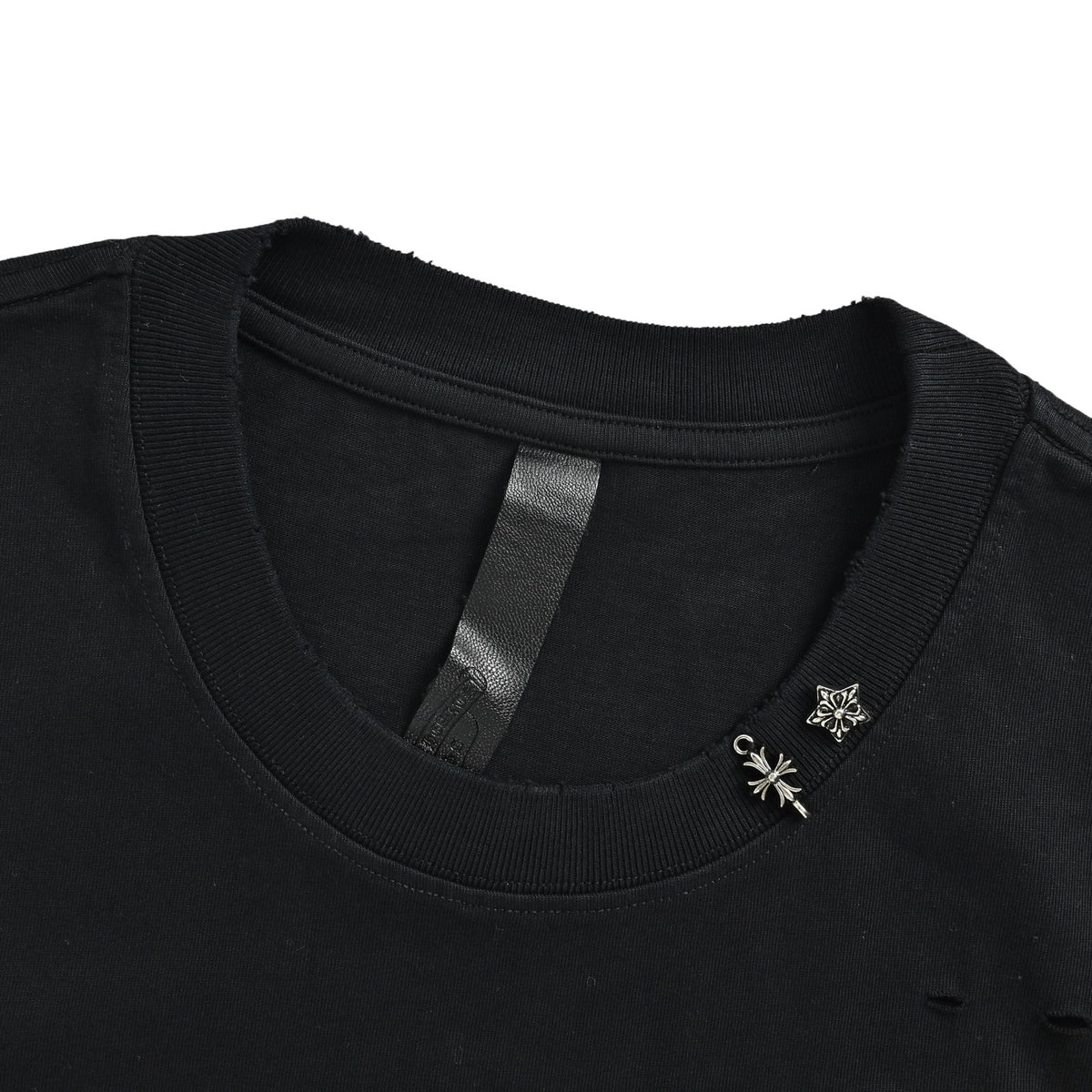 Chrome Hearts/Chrome Heart Iron Label Hole Sleeveless Vest