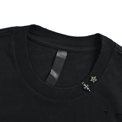 Chrome Hearts/Chrome Heart Iron Label Hole Sleeveless Vest