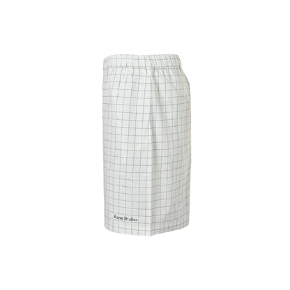 Acne Studios plaid casual shorts