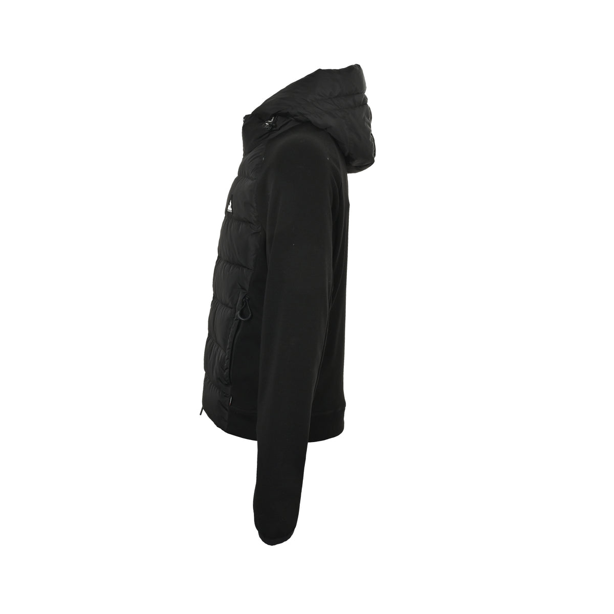 Moncler/Mask Triangle Logo Woven Splicing Hooded Down Jacket