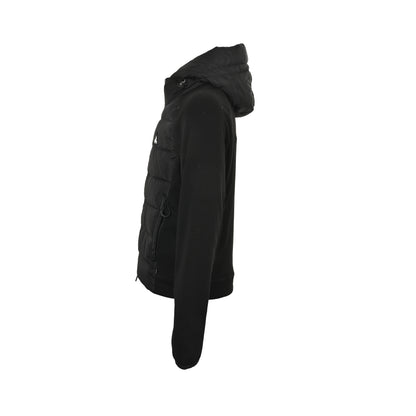 Moncler/Mask Triangle Logo Woven Splicing Hooded Down Jacket