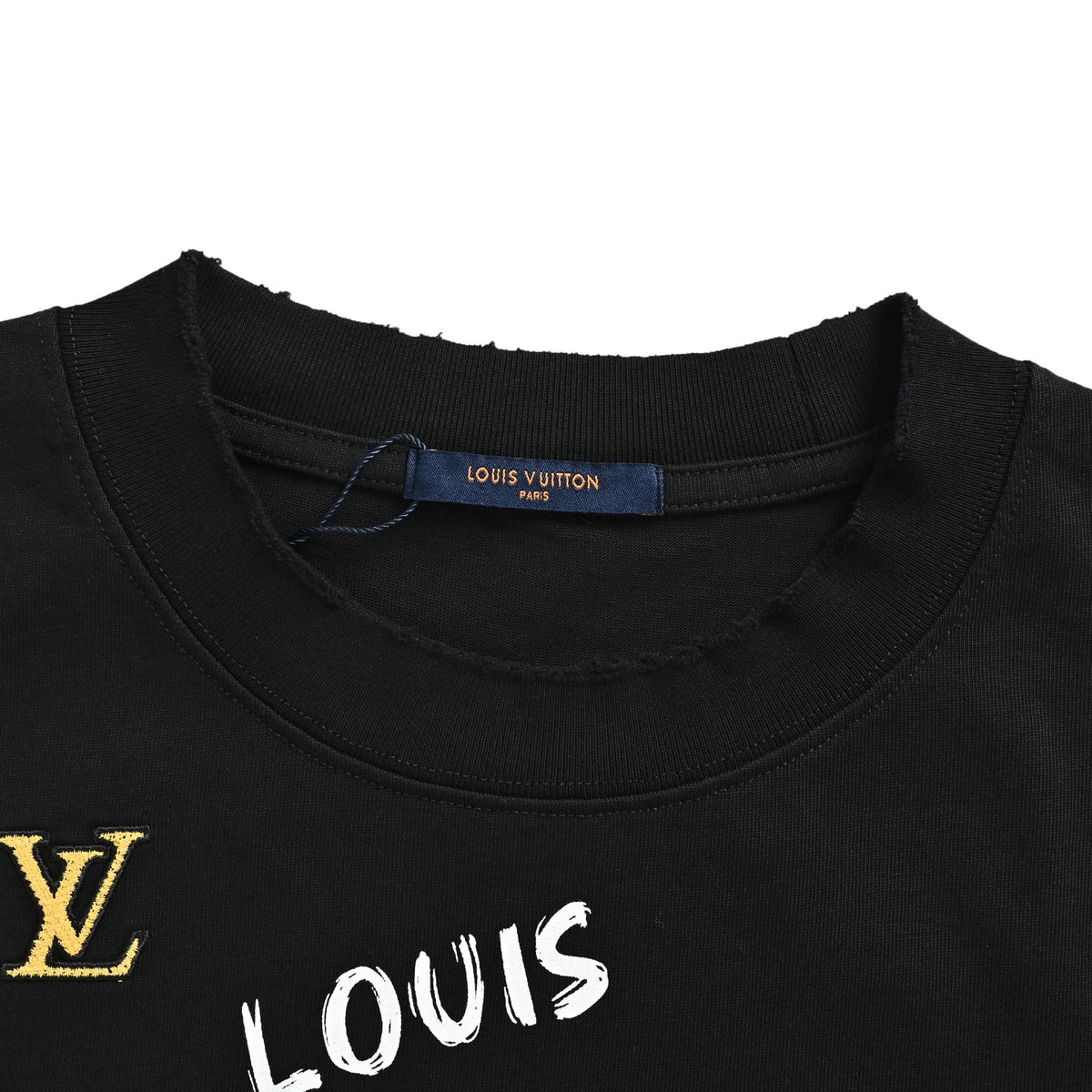 Louis Vuitton multi-element presbyopic print embroidered short sleeves