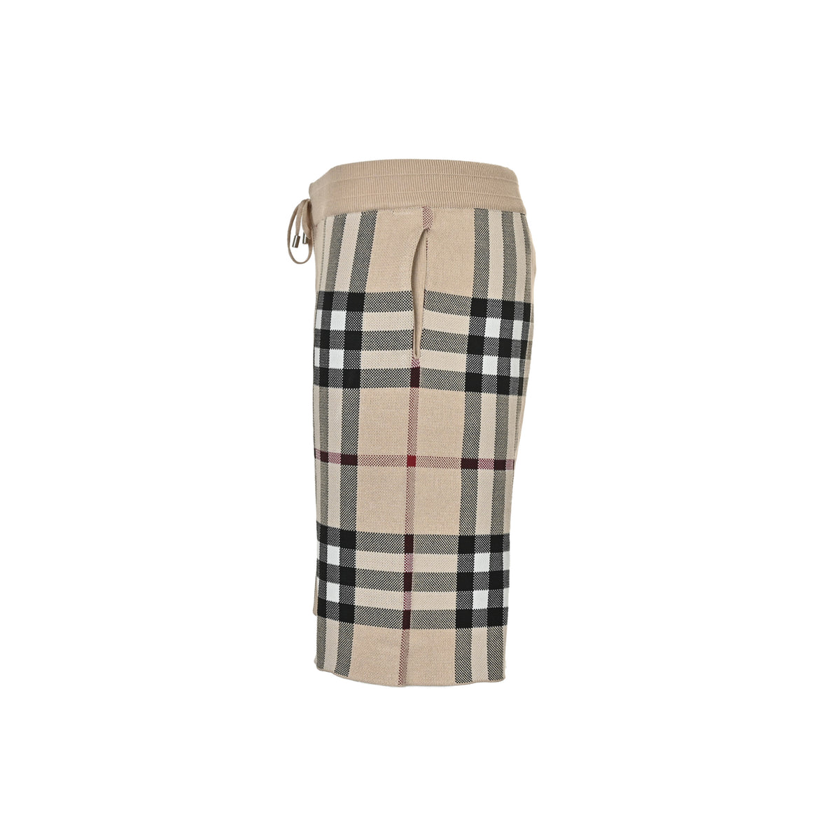 Burberry large plaid knitted shorts