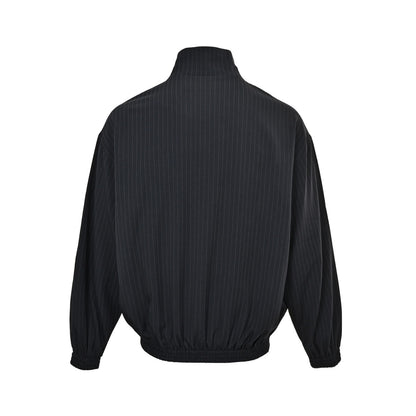 Acne Studios 25Fw bow embroidered striped jacket