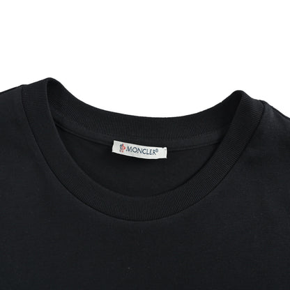 Moncler/Mask embroidered patch logo short sleeves