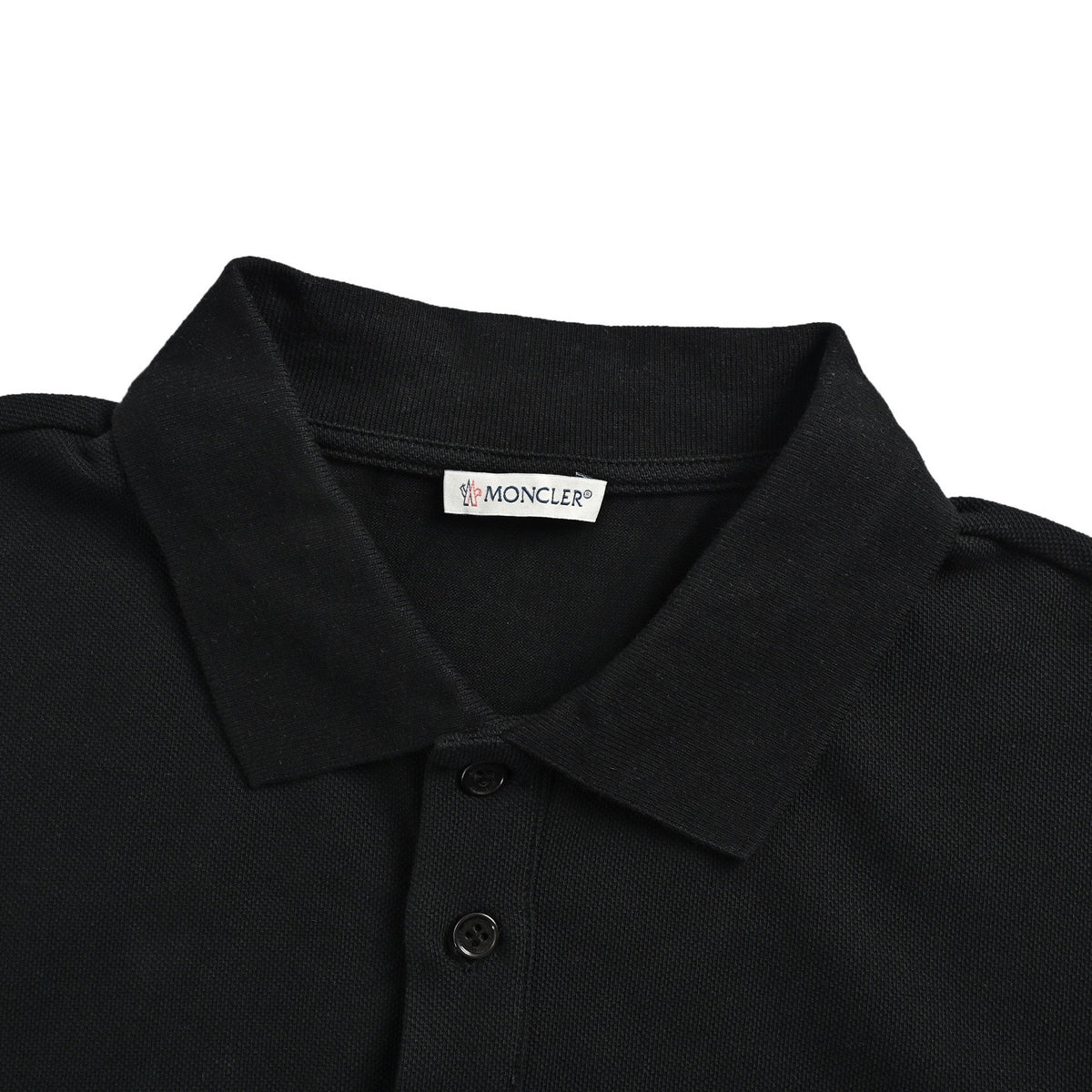 Moncler/Mask 26ss three-color logo embroidered Polo short sleeves
