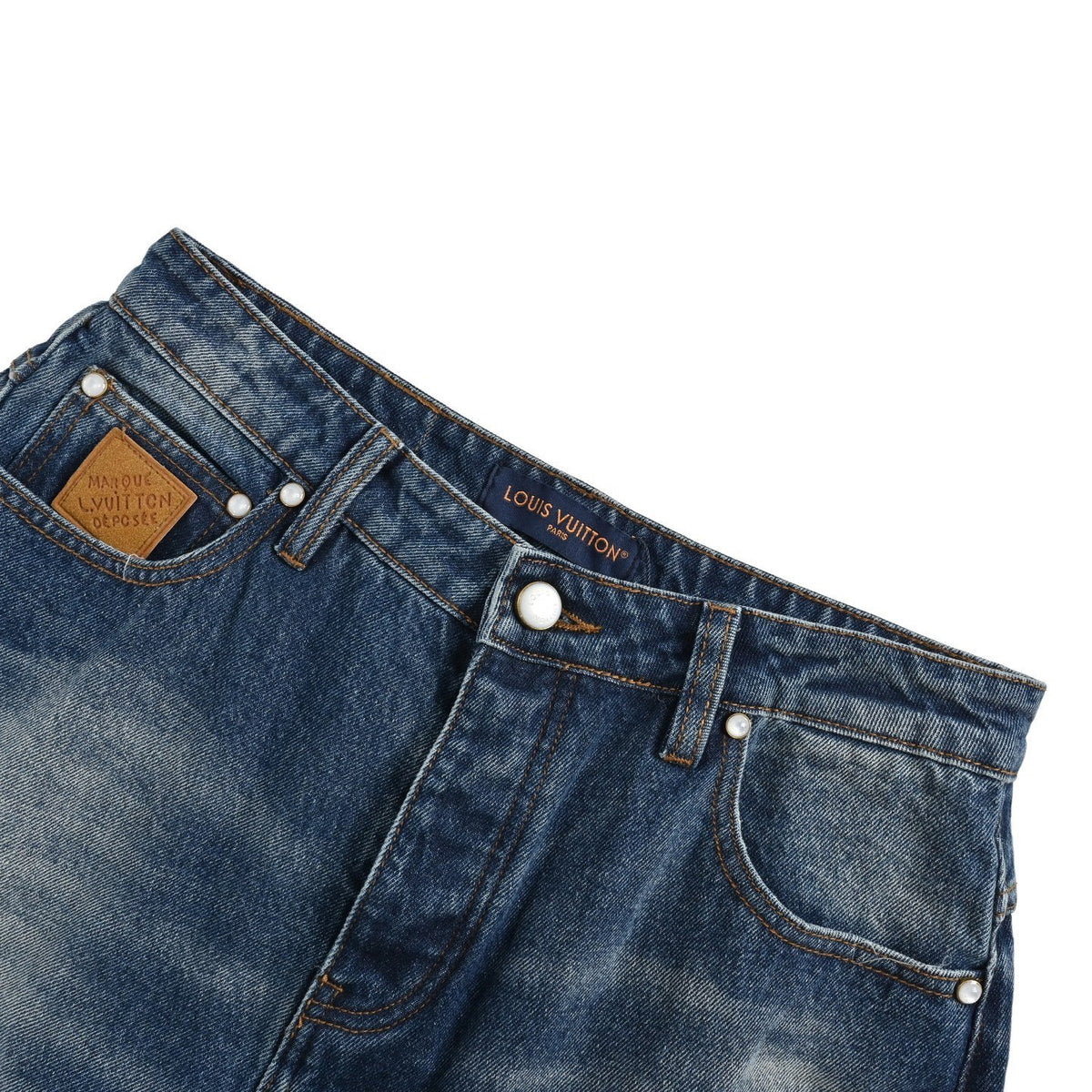 Louis Vuitton 24Fw Sun-Fade Washed Jeans