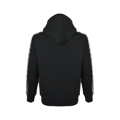 Burberry 25Fw war horse small label embroidered webbing hooded sweatshirt