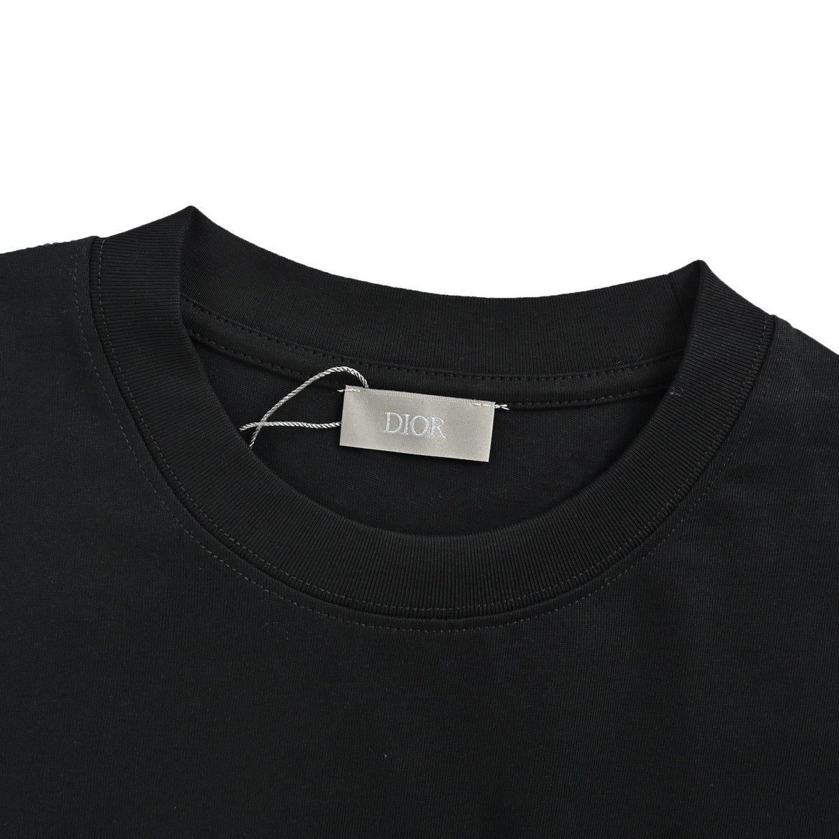 Dior 26ss fluorescent green letter logo embroidered short sleeves