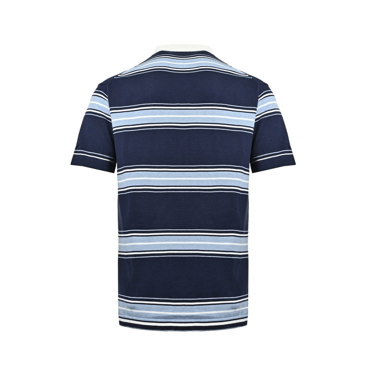 Dior lily of the valley embroidered striped Polo short sleeves