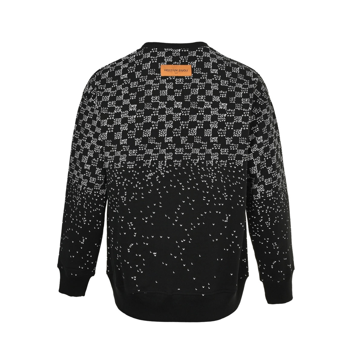 Louis Vuitton 25Fw gradient small airplane new flower round neck sweatshirt