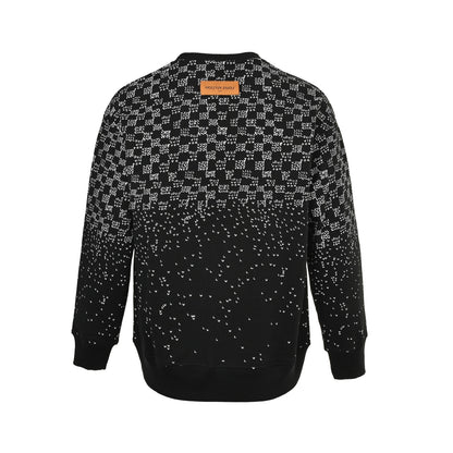 Louis Vuitton 25Fw gradient small airplane new flower round neck sweatshirt