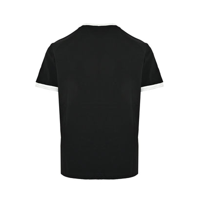 Adidas clover embroidered three-bar web short sleeves