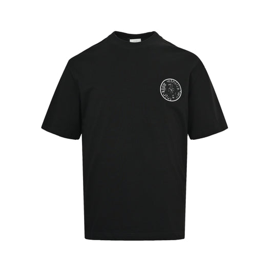 Dior Stone Island joint logo embroidered short sleeves