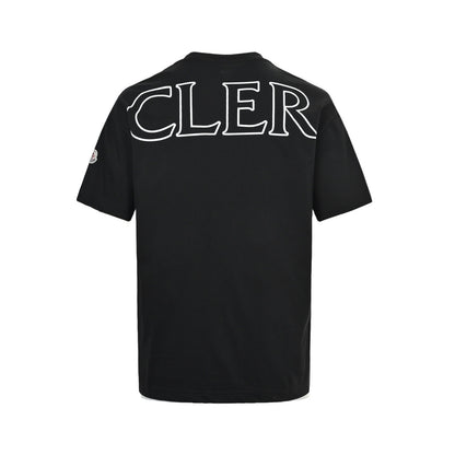 Moncler/Mask 26ss hollow large letters logo printed short sleeves