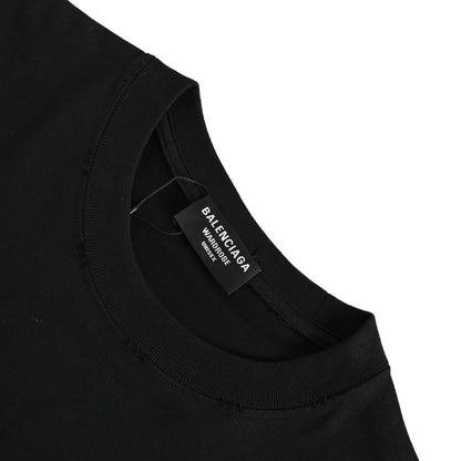 Balenciaga/Balanciaga 23ss double B letter graffiti printed short sleeves