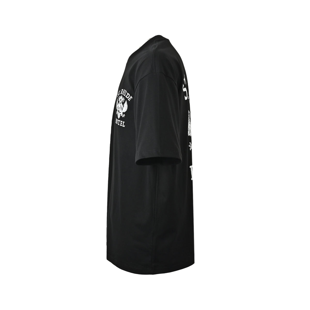 RHUDE ST. HOTEL Badge printed short sleeves