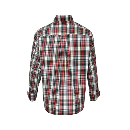 Cèline/Céline red and white striped long-sleeved shirt