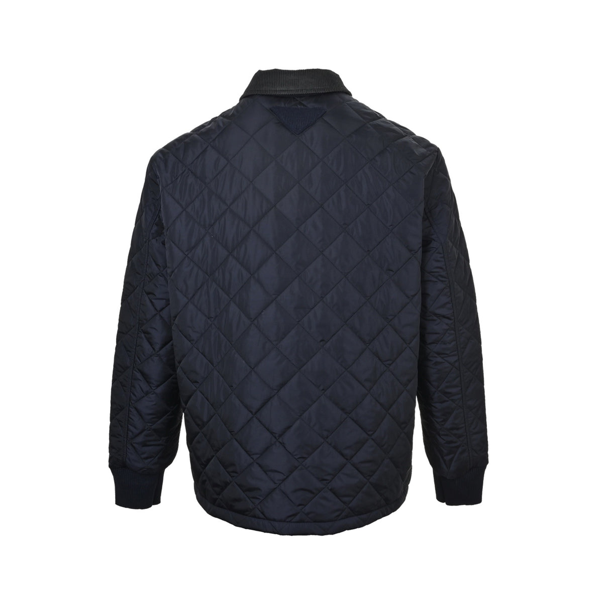 Prada rhombus corduroy collar cotton jacket