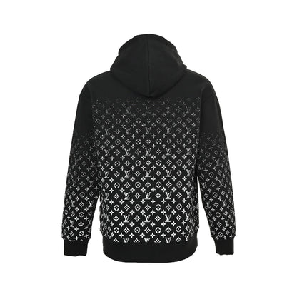 Louis Vuitton 25Fw presbyopic gradient print hooded sweatshirt