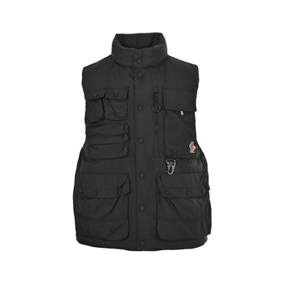 Moncler/Multi-pocket workwear down vest
