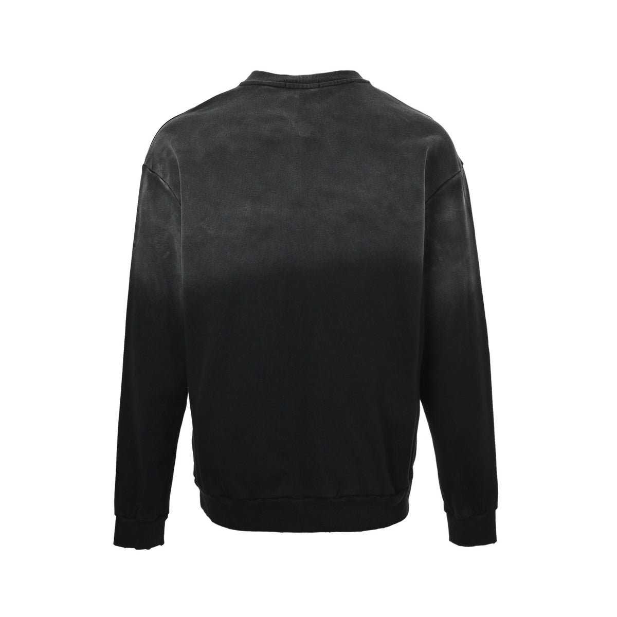 Prada hand-painted lettering round neck sweatshirt