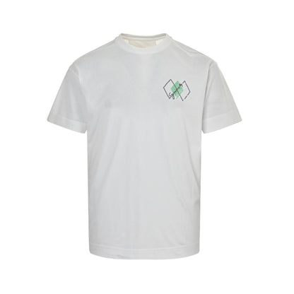 GIVENCHY 25ss sequin embroidered logo short sleeves