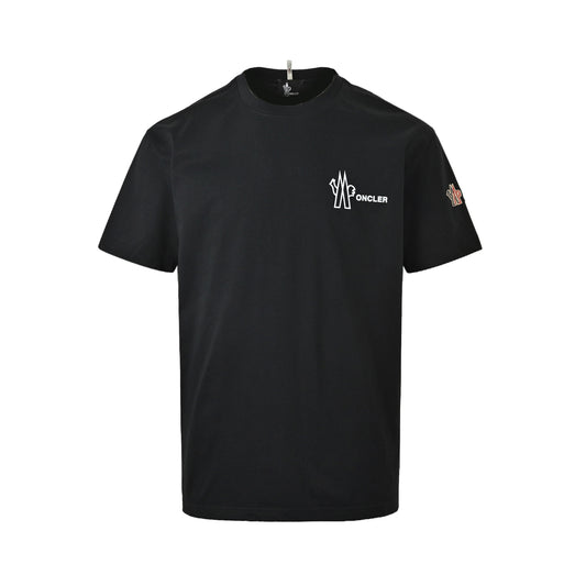 Moncler/muzzle 26ss short sleeves with letter logo on chest