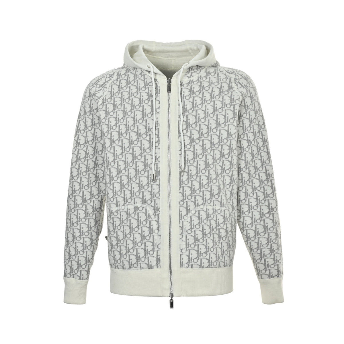 Dior presbyopia jacquard knitted cashmere reversible jacket