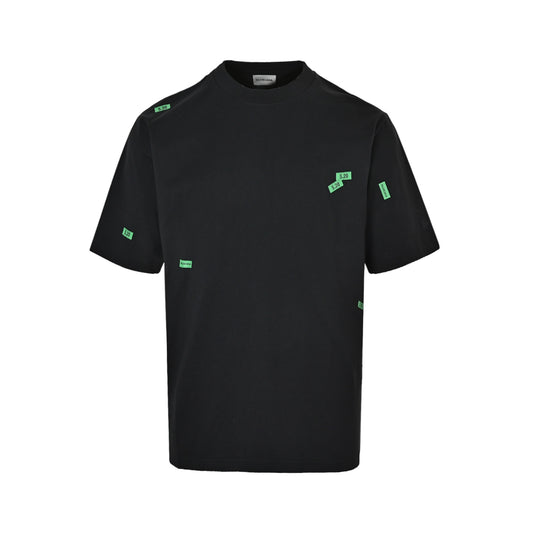 Balenciaga/Balanciaga 520 label printed short sleeves