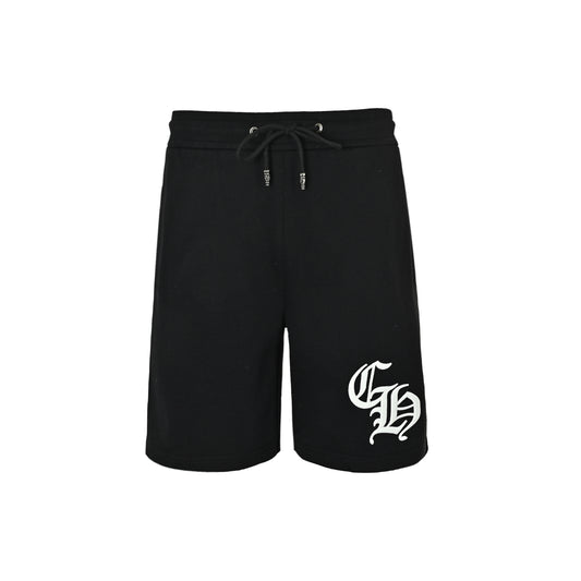 Chrome Hearts Sanskrit patch embroidered shorts