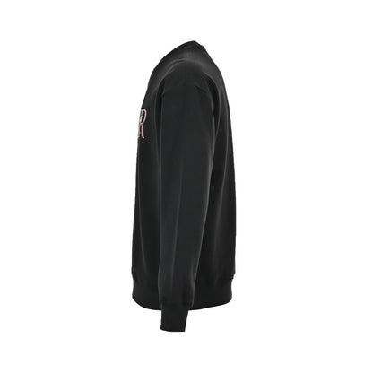 Dior 23Fw gradient floral letter embroidered round neck sweatshirt