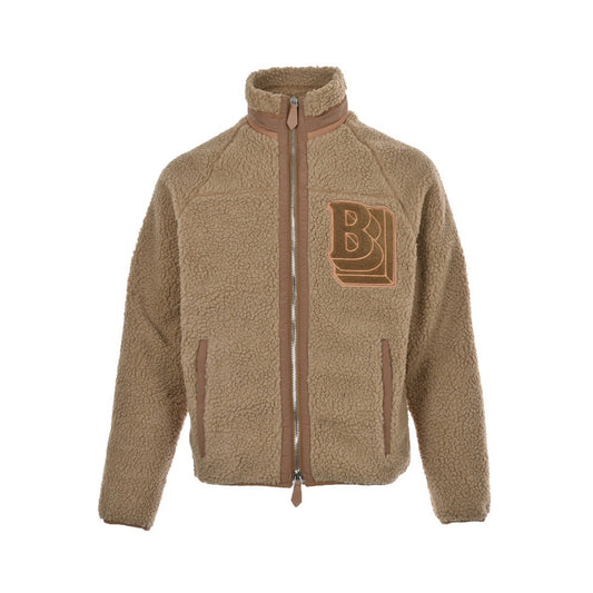 Burberry 22Fw overlapping letter sherpa jacket