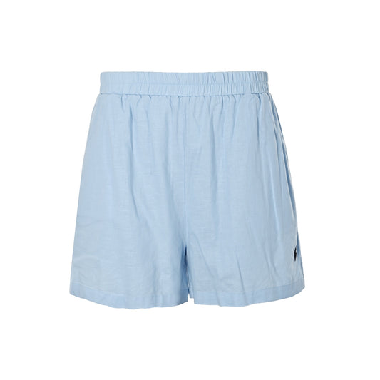 Ralph Lauren small label war horse embroidered linen shorts