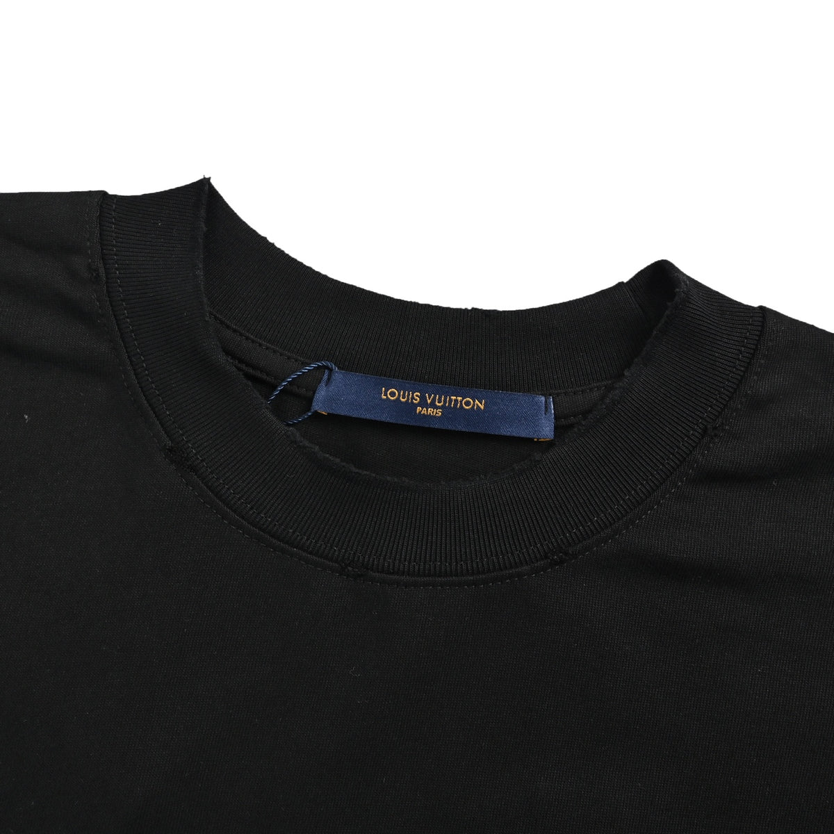Louis Vuitton old flower patch letter embroidered short sleeves